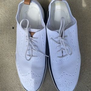 Gently used white Cole Haan shoes